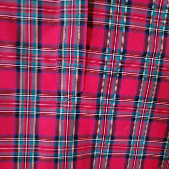 Lands End Red Plaid Size 2 - Picture 9 of 11